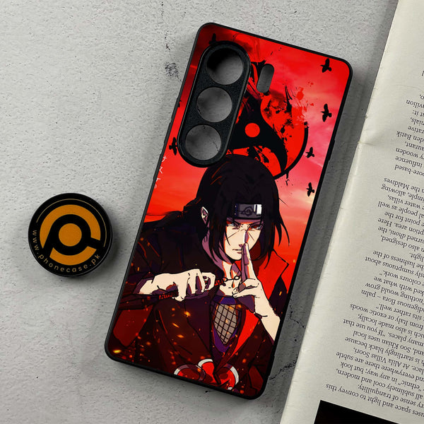 Tecno Camon 40 - Uchiha Itachi - Premium Metal Printed Soft Bumper Shockproof Case