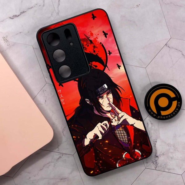 Realme C75x 4G - Uchiha Itachi - Premium Metal Printed soft Bumper shock Proof Case