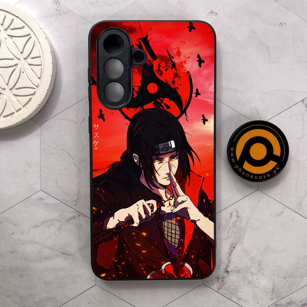 Samsung Galaxy A56 5G - Uchiha Itachi - Premium Metal Printed soft Bumper shock Proof Case
