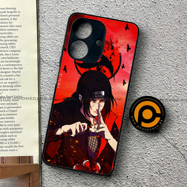 Realme Note 60 - Uchiha Itachi - Premium Printed Metal Soft Case