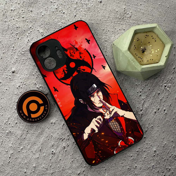 Nothing Phone 2 - Uchiha Itachi - Premium Metal Printed soft Bumper shock Proof Case