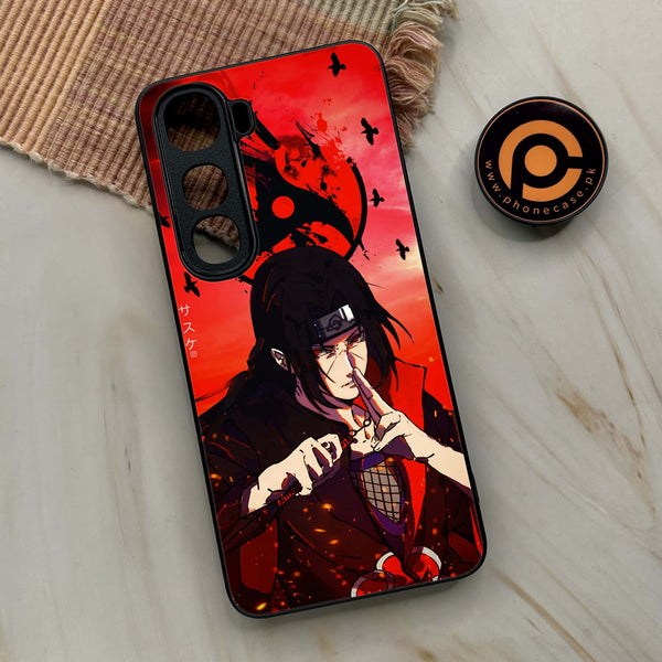 Vivo Y400 - Uchiha Itachi  - Premium Metal Printed soft Bumper shock Proof Case