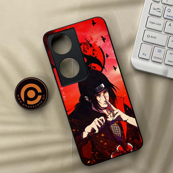 Honor x7b - Uchiha Itachi - Premium Metal Printed soft Bumper shock Proof Case