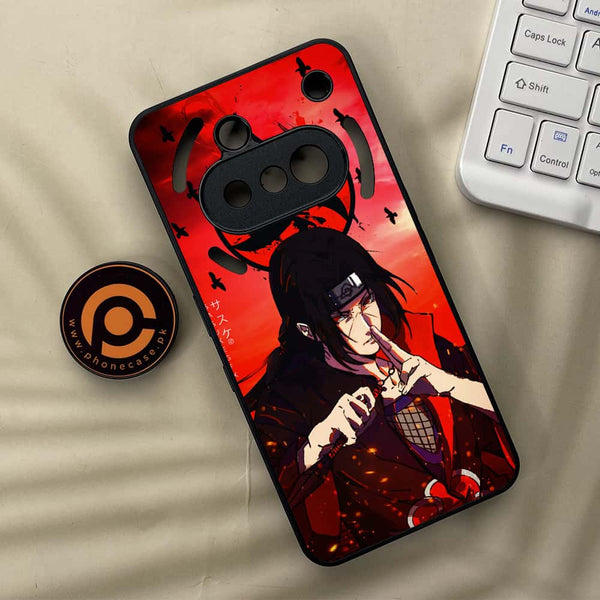 Nothing Phone 3a - Uchiha Itachi - Premium Metal Printed soft Bumper shock Proof Case