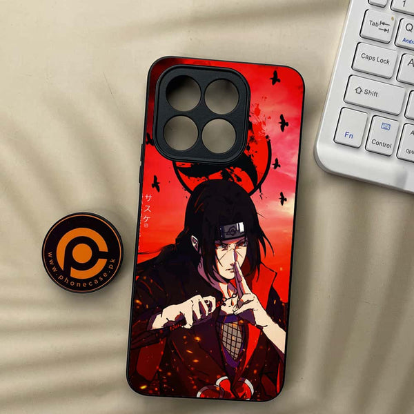 Honor X5b Plus - Uchiha Itachi - Premium Metal Printed soft Bumper shock Proof Case