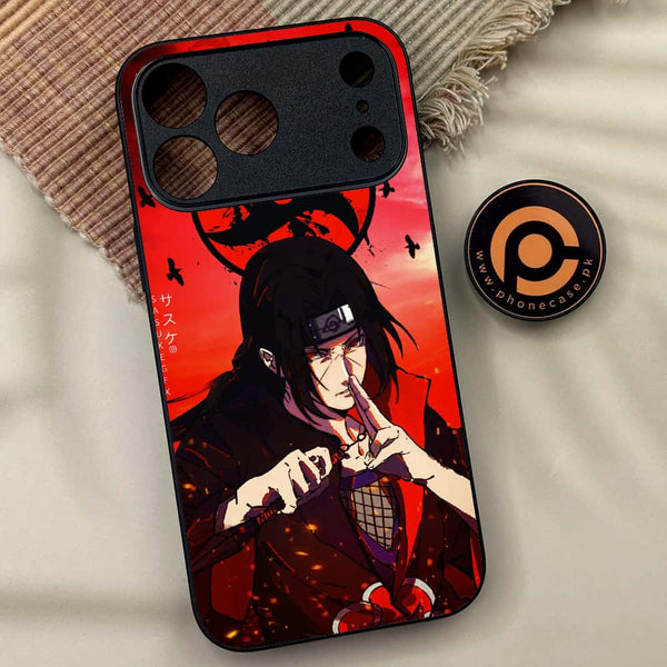 iPhone 17 Pro Max - Uchiha Itachi - Premium Metal Printed soft Bumper shock Proof Case