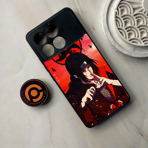 Xiaomi Poco F6 Pro - Uchiha Itachi - Premium Metal Printed soft Bumper shock Proof Case