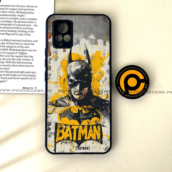 Vivo V20 - Urban Knight  - Premium Printed Glass soft Bumper Shock Proof Case