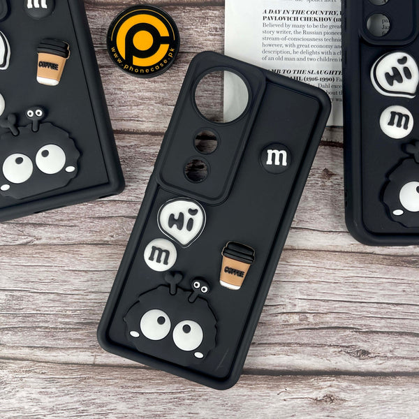 VIVO V40 5G/ V40 Pro/ S19 Pro Cute 3D Briquette m&m icons Liquid silicon Case