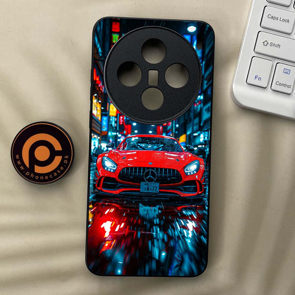 Vivo X200 - V8 GT Racing Car - Premium Metal Printed soft Bumper shock Proof Case