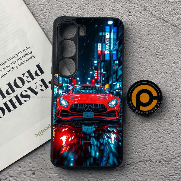 Vivo Y200 4G - V8 GT Racing Car - Premium Metal Printed soft Bumper Shock Proof Case