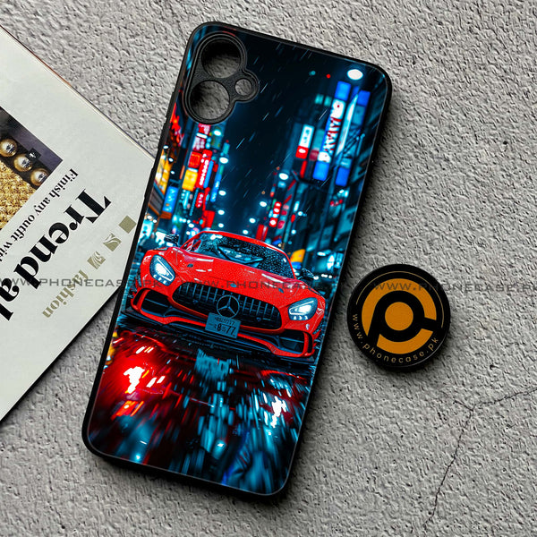 Samsung Galaxy A05 - V8 GT Racing Car - Premium Metal Printed soft Bumper shock Proof Case