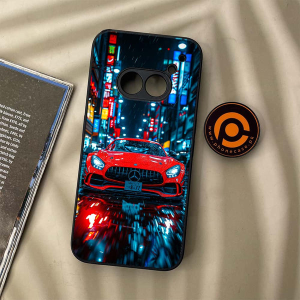 Nothing Phone (2a) - V8 GT Racing Car - Premium Metal Printed soft Bumper Shock Proof Case
