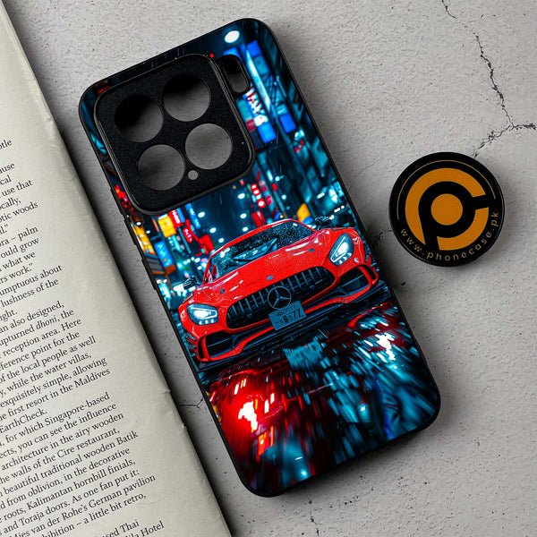 Xiaomi 15 - V8 GT Racing Car -  Premium Metal Printed soft Bumper Shock Proof Case
