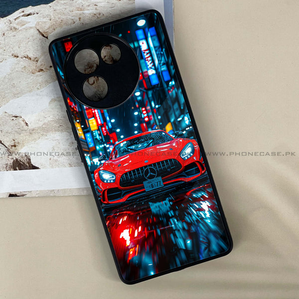 Vivo V30E - V8 GT Racing Car -  Premium Printed Metal soft Bumper shock Proof Case CS-47575
