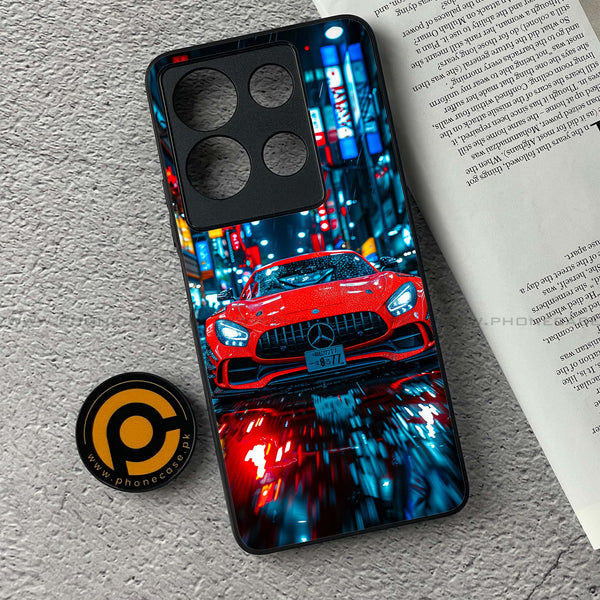 Infinix Note 30 - V8 GT Racing Car - Premium Printed Glass soft Bumper shock Proof Case