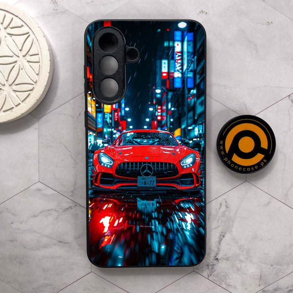 Samsung Galaxy A36 5G - V8 GT Racing Car - Premium Metal Printed soft Bumper shock Proof Case