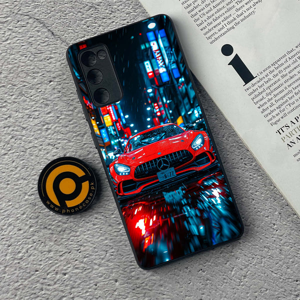Samsung Galaxy S20 FE - V8 GT Racing Car - Premium Metal Printed soft Bumper shock Proof Case
