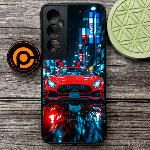 Realme C65  - V8 GT Racing Car - Premium Metal Printed soft Bumper shock Proof Case