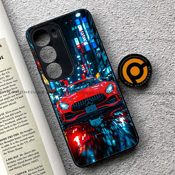 Vivo Y19s - V8 GT Racing Car - Premium Printed Glass soft Bumper shock Proof Case CS-37447