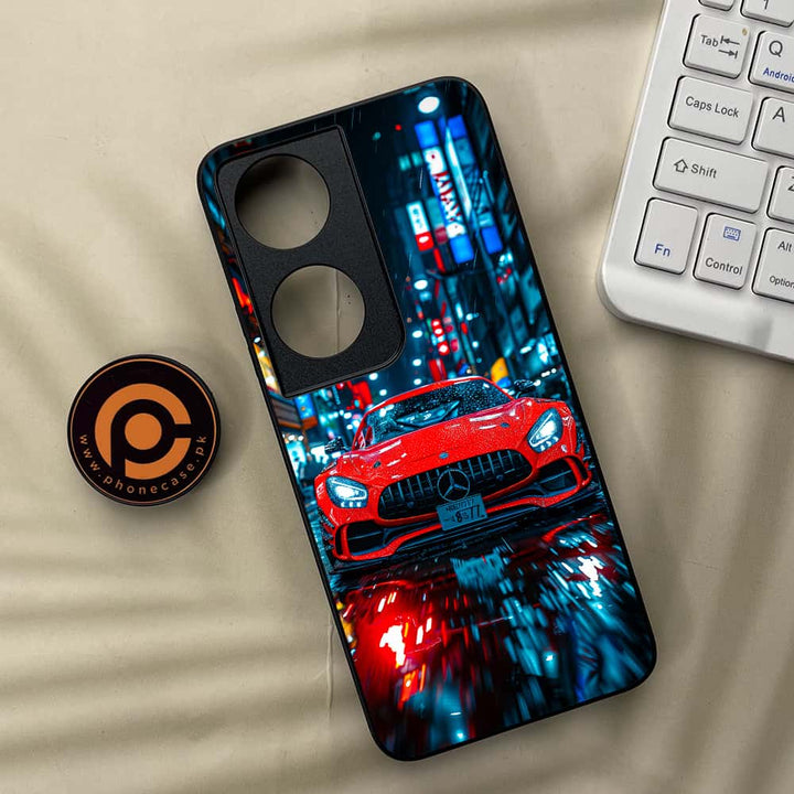 Honor x7b - V8 GT Racing Car - Premium Metal Printed soft Bumper shock Proof Case