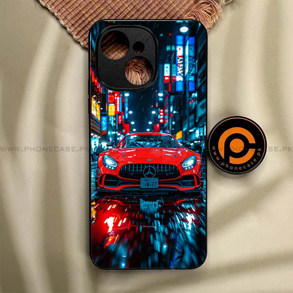 Tecno Spark 40C - V8 GT Racing Car - Premium Metal Printed soft Bumper shock Proof Case