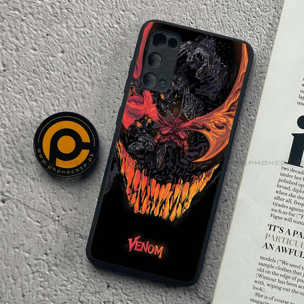 Samsung Galaxy S20 - VENOM Case - Premium Printed Glass soft Bumper Shock Proof Case  CS-39758