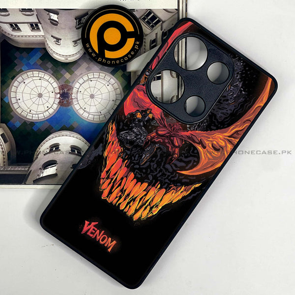 Redmi Note 13 Pro 4G - VENOM Case - Premium Metal Printed soft Bumper shock Proof Case