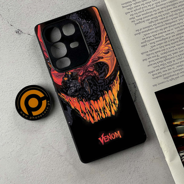 Infinix Note 50 Pro Plus - VENOM Case - Premium Metal Printed Soft Bumper Shockproof Case