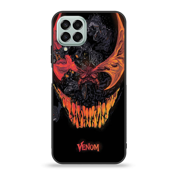 Samsung Galaxy M33 - VENOM Case - Premium Printed Glass soft Bumper Shock Proof Case