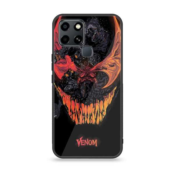 Infinix Smart 6 - VENOM Case -  Premium Printed Metal soft Bumper shock Proof Case