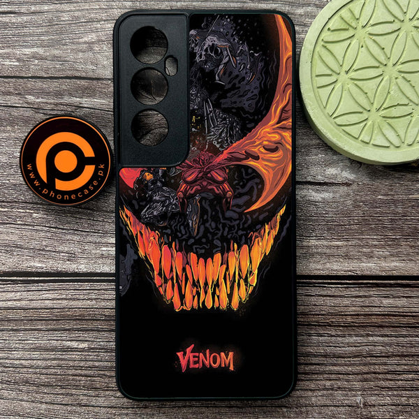 Realme C65  - VENOM Case - Premium Metal Printed soft Bumper shock Proof Case