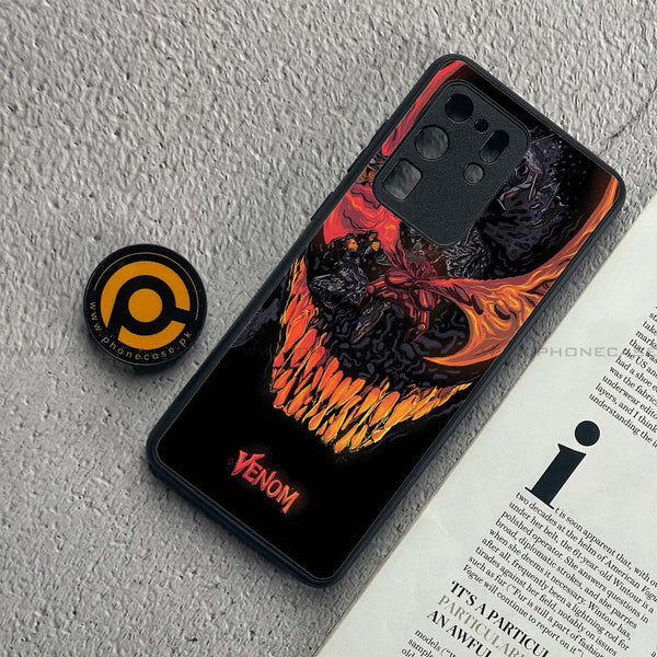 Samsung Galaxy S20 Ultra - VENOM Case - Premium Metal  Printed soft Bumper shock Proof Case