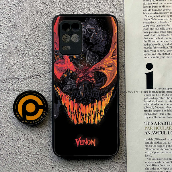 Realme Narzo 30 5G - VENOM Case -  Premium Printed Metal soft Bumper shock Proof Case