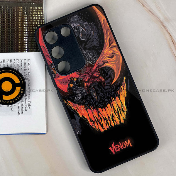 Vivo V30 Lite 4G - VENOM Case -  Premium Printed Metal soft Bumper shock Proof Case