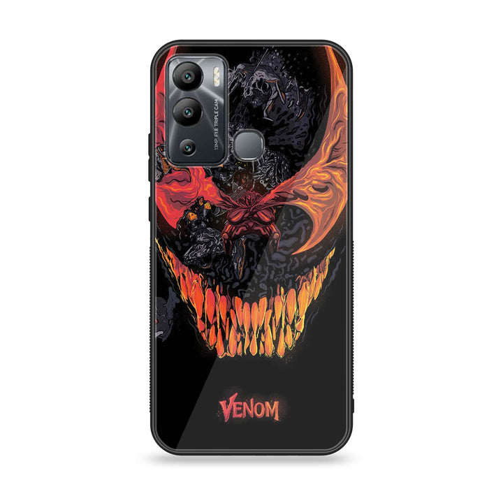 Infinix Hot 12i - VENOM Case - Premium Metal Printed soft Bumper Shock Proof Case