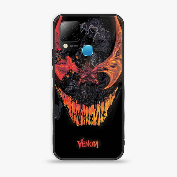 Infinix Hot 10s  VENOM Case  Premium Metal Printed soft Bumper Shock Proof Case
