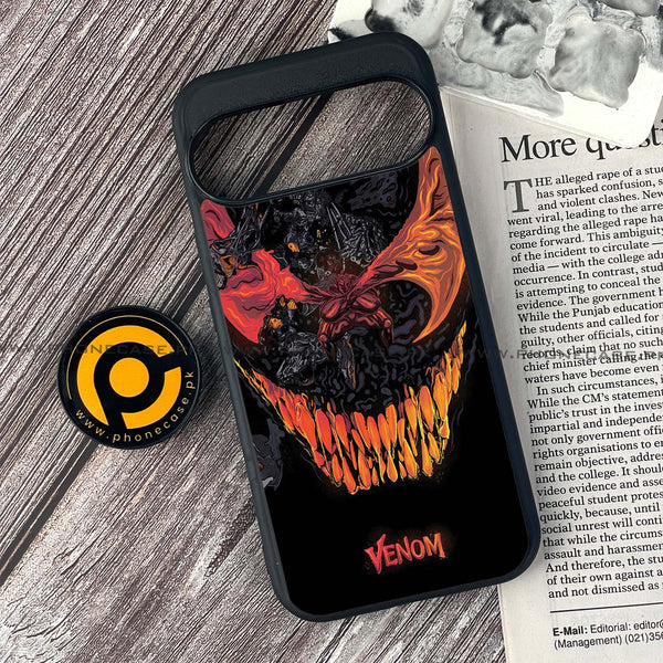 Google Pixel 9 Pro -  VENOM Case - Premium Printed Glass soft Bumper shock Proof Case