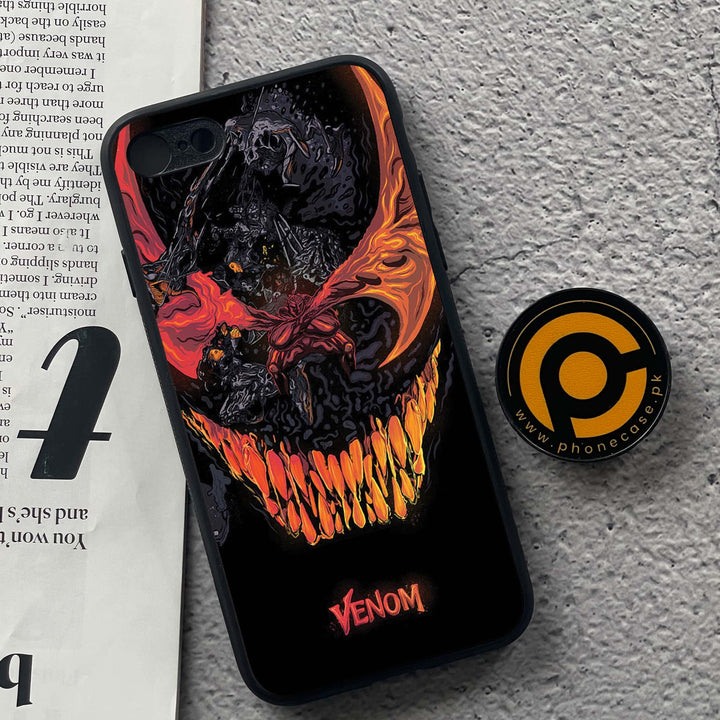 iPhone 7/8 - VENOM Case - Premium Metal  Printed soft Bumper shock Proof Case