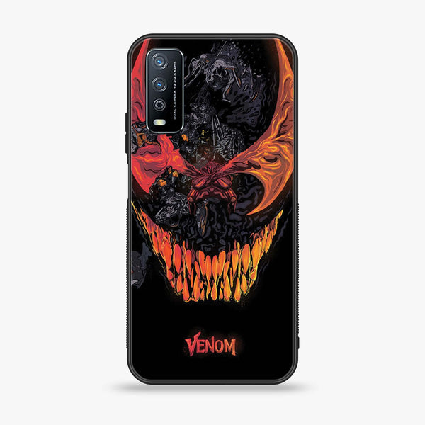 Vivo Y11s - VENOM Case -  Premium Printed Metal soft Bumper shock Proof Case