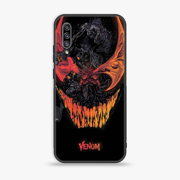 Galaxy A50 - VENOM Case - Premium Printed Glass soft Bumper shock Proof Case