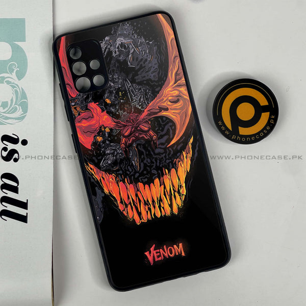 Samsung Galaxy A51 - VENOM Case - Premium Printed Glass soft Bumper Shock Proof Case