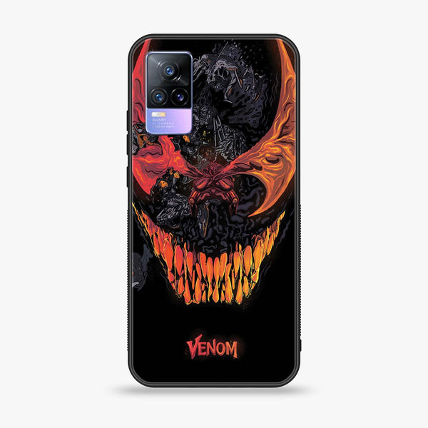 Vivo V21e/Y73 - VENOM Case - Premium Printed Glass soft Bumper Shock Proof Case CS-11503