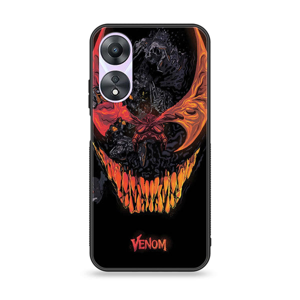 Oppo A78 4G - VENOM Case -  Premium Printed Metal soft Bumper shock Proof Case