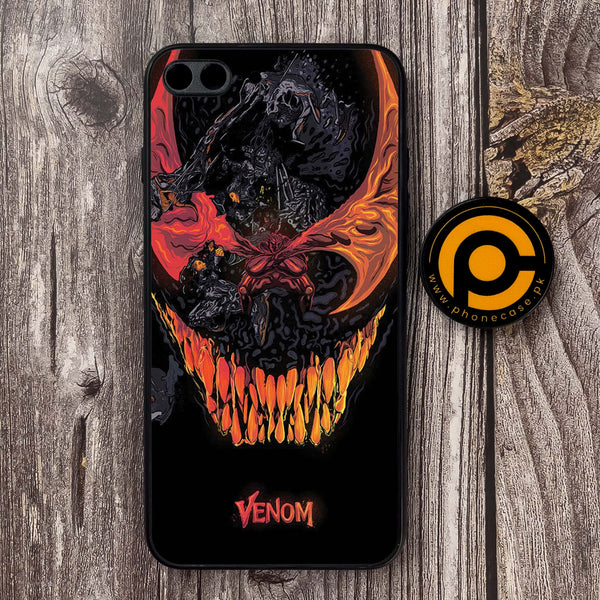 iPhone 7 Plus - VENOM Case - Premium Metal Printed soft Bumper shock Proof Case