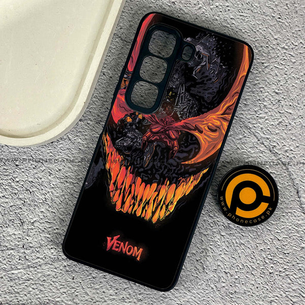 Infinix Hot 50 4G - VENOM Case - Premium Metal Printed soft Bumper shock Proof Case CS-39404