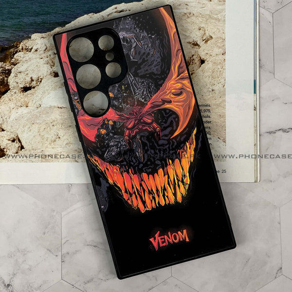Samsung Galaxy S24 Ultra - VENOM Case - Premium Metal Printed soft Bumper shock Proof Case  CS-32380