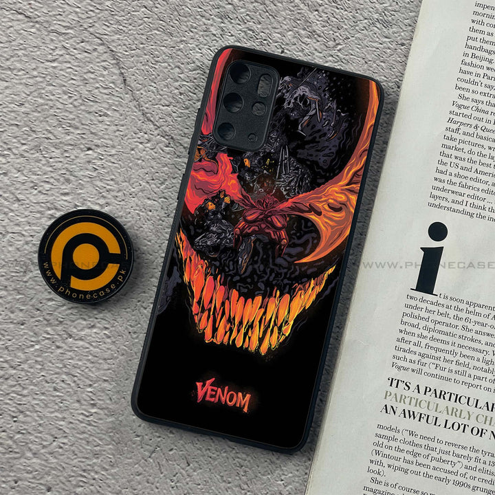 Samsung Galaxy S20 Plus - VENOM Case - Premium Printed Glass soft Bumper Shock Proof Case
