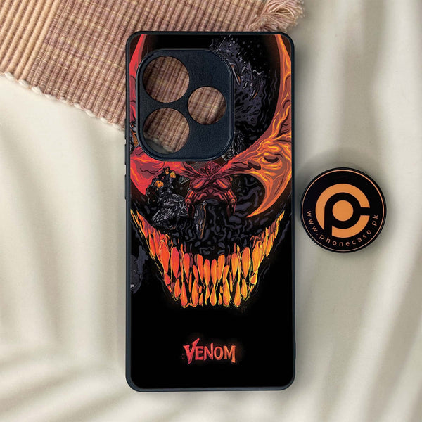 Realme GT 6 - VENOM Case - Premium Metal Printed soft Bumper shock Proof Case