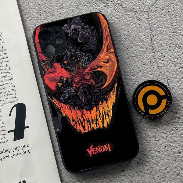 iPhone 11 - VENOM Case- Premium Printed Glass soft Bumper shock Proof Case